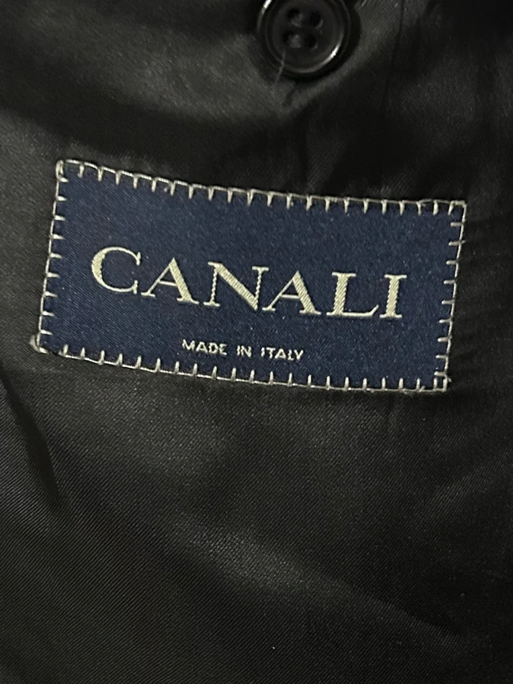 Canali single-breasted suit jacket Gray 100% Pure Wool 52R